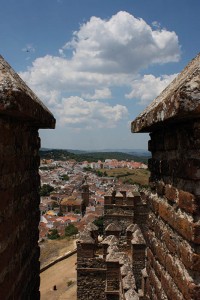 vistas de Cortegana desde la Torre del Homenaje del Castillo